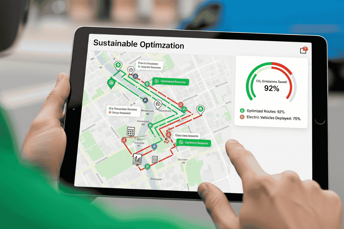 How Route Optimization Improves Sustainability Without Sacrificing Speed